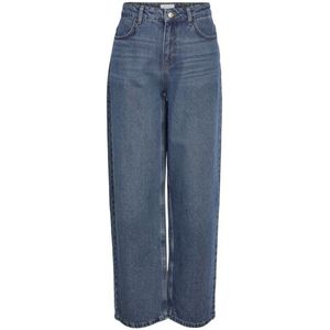 Noisy May - NMALEXA NW REG JEANS FO055MB NOOS - Jeans - Blauw - Wijd Gesneden