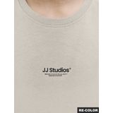 Jack & Jones - JJESOHO T-shirt - Moonbeam - Korte Mouwen - Regular Fit