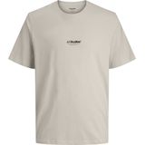 Jack & Jones - JJESOHO T-shirt - Moonbeam - Korte Mouwen - Regular Fit