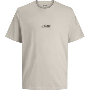 Jack & Jones - JJESOHO T-shirt - Moonbeam - Korte Mouwen - Regular Fit