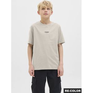 Jack & Jones - JJESOHO T-shirt - Moonbeam - Korte Mouwen - Regular Fit