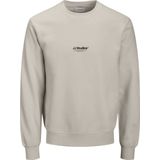 Jack & Jones - JJESOHO - Sweatshirt - Lichtgrijs / Zwart