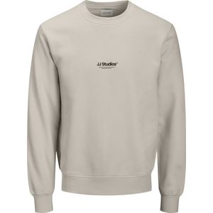 Jack & Jones - JJESOHO - Sweatshirt - Lichtgrijs / Zwart