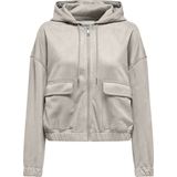 Onlkenzie - Stina - Jas - Capuchon - Lange Mouwen - Ritssluiting