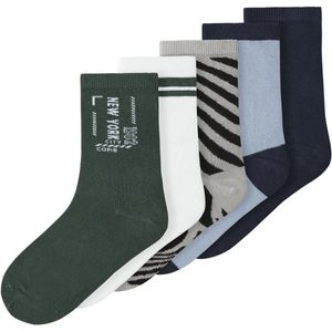 Name It Sokken - 5-pack - NkmVaks - Garden Topiary - Name It - 31/33 - Sokken