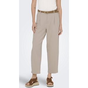 Broek - Mid Waist - Geplooid Detail - Inclusief Riem - Barrel Fit