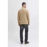 JACK & JONES PREMIUM - Pullover - Lichtbruin - V-hals - Lange Mouwen