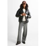 Only - Broeken - Grijs - Viscose