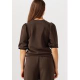 Selected - Tenny - Top - Ronde Hals - 3/4 Mouwen - Losse Pasvorm