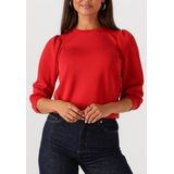 Selected - Tenny - Top - Ronde Hals - 3/4 Mouwen - Losse Pasvorm