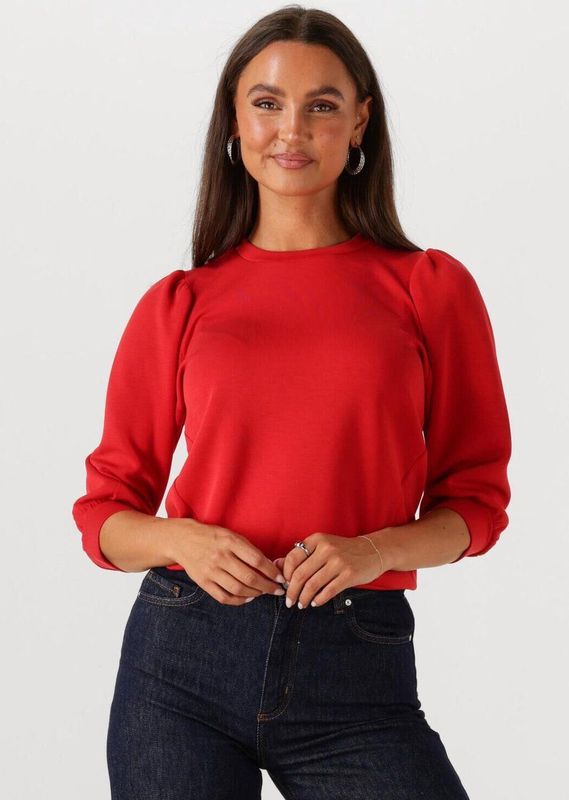 Selected - Tenny - Top - Ronde Hals - 3/4 Mouwen - Losse Pasvorm