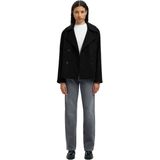 Selected Femme - ALMA - Damesjack - Wolmix - Regular Fit - Effen - Reverskraag