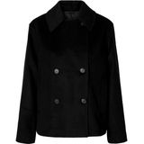 Selected Femme - ALMA - Damesjack - Wolmix - Regular Fit - Effen - Reverskraag