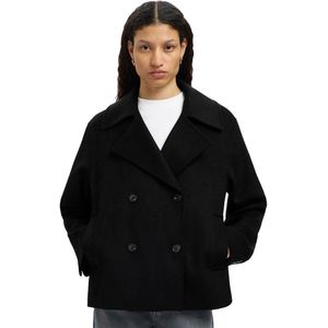 Selected Femme - ALMA - Damesjack - Wolmix - Regular Fit - Effen - Reverskraag