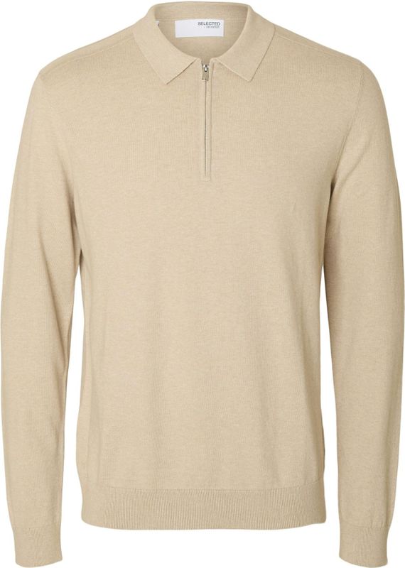 Selected Homme - Model 'Berg' - Gebreide Pullover - Mêlee - Regular Fit