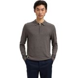 Gebreide Pullover - Polo Hals - Lange Mouwen - Regular Fit - 50% Katoen - 50% Biologisch Katoen
