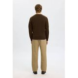 Gebreide Trui - Lange Mouwen - Regular Fit - Ronde Hals - Gemaakt met Gerecycled Polyester