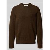 Gebreide Trui - Lange Mouwen - Regular Fit - Ronde Hals - Gemaakt met Gerecycled Polyester