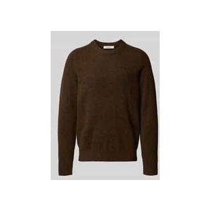 Gebreide Trui - Lange Mouwen - Regular Fit - Ronde Hals - Gemaakt met Gerecycled Polyester