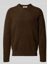 Gebreide Trui - Lange Mouwen - Regular Fit - Ronde Hals - Gemaakt met Gerecycled Polyester