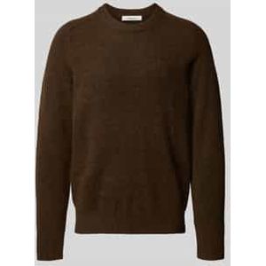 Gebreide Trui - Lange Mouwen - Regular Fit - Ronde Hals - Gemaakt met Gerecycled Polyester