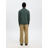 Selected - Tray - Gebreide Pullover - Ronde Hals - Lange Mouwen - Regular Fit - 100% Merinowol