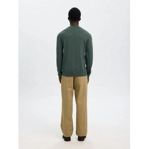 Selected - Tray - Gebreide Pullover - Ronde Hals - Lange Mouwen - Regular Fit - 100% Merinowol