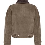 Only - GLOBAL - Damesjack - Boxy Fit - Katoenmix - Effen - Lange Mouwen