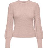 Only - Onlkatia - Trui - Licht Roze - Ronde Hals - Lange Mouwen