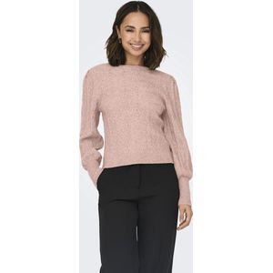 Only - Onlkatia - Trui - Licht Roze - Ronde Hals - Lange Mouwen