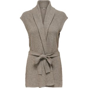 Only - Onlkatia Sl Rib Long Vest - Gilet - Fungi Melange - Dames