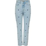 Jeans - Straight Fit - High Waist - Blauw