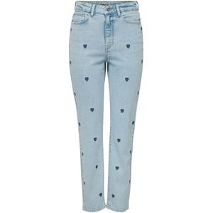 Jeans - Straight Fit - High Waist - Blauw