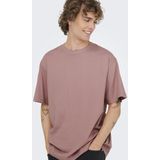 T-shirt - Zwart - Jersey - Korte Mouwen - Relaxed Fit