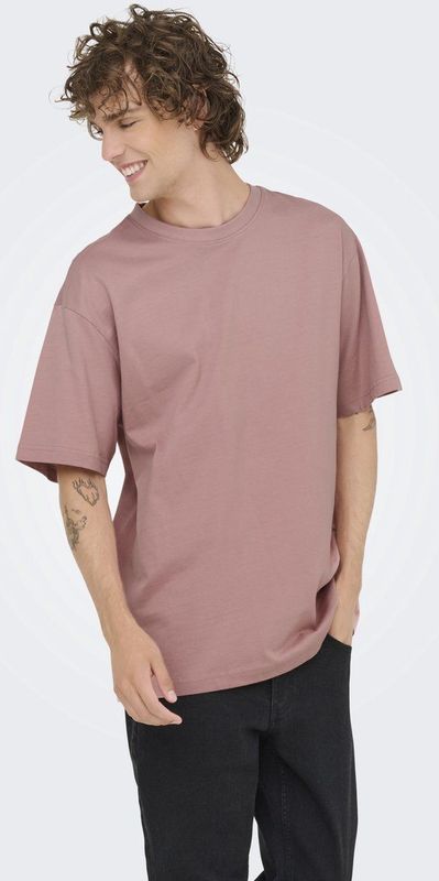 T-shirt - Zwart - Jersey - Korte Mouwen - Relaxed Fit