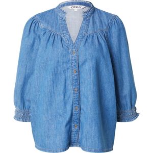 ONLY blouse medium blue denim