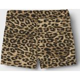 Korte Broeken - Shorts - All-over Print - Verstelbare Taille - Mom Fit