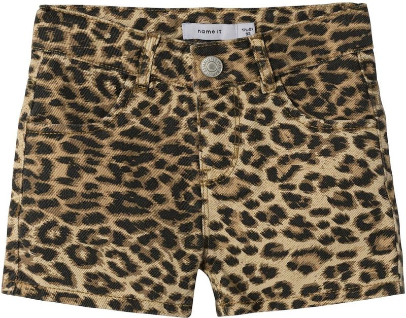 Korte Broeken - Shorts - All-over Print - Verstelbare Taille - Mom Fit