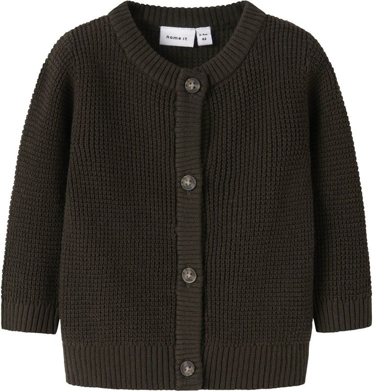 Name It - NBNBUBBA LS KNIT CARD NOOS - Vest - Delicioso - Subtiel Gestructureerde Kwaliteit