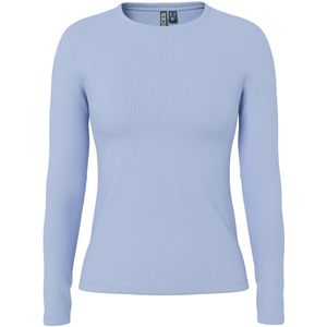 T-shirt - Effen - Katoen - Lange Mouw - Getailleerd Model