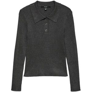 Vero Moda - Siljerib - Poloshirt - Lange Mouw