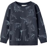 Sweatshirt - Herhaling Print - Ronde Hals - Lange Mouwen - Regular Fit