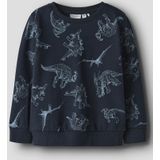 Sweatshirt - Herhaling Print - Ronde Hals - Lange Mouwen - Regular Fit
