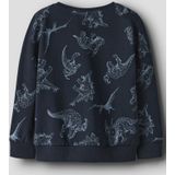 Sweatshirt - Herhaling Print - Ronde Hals - Lange Mouwen - Regular Fit
