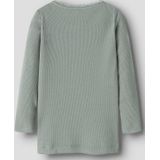 Name It - NMFKAB LS TOP NOOS - Shirt - Slate Gray - Lange Mouwen