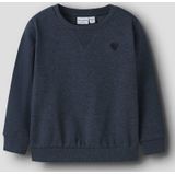 NAME IT - NMFVIMA LS SWEAT BRU NOOS - Sweatshirt - Geborstelde Stof - Meisjes