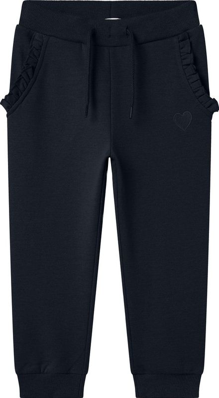 Joggingbroek - Regular Fit - Geborstelde Sweatstof - Zacht - Verstelbare Taille - Ruches