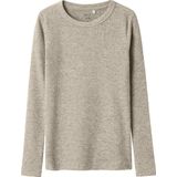 Top - Verticaal Gestreept - Ribgebreide Stof - Lange Mouwen - Regular Fit