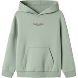 Name It - NKMBRODY LS NREG - Hoodie - Jadeite - Met Capuchon, Lange Mouwen, Kangoeroezak