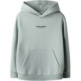 Name It - NKMBRODY LS NREG - Hoodie - Jadeite - Met Capuchon, Lange Mouwen, Kangoeroezak